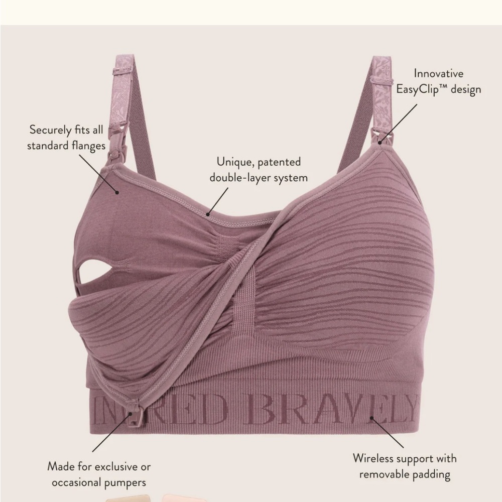 NWOT Kindred Bravely Sublime® Hands-Free Pumping & Nursing Bra